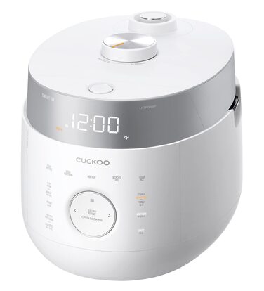 Рисварка електрична Cuckoo CRP-LHTR0609F 1.08л, 6 чашок, індукційна, біла