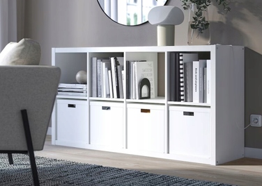 Стелаж Ikea Kallax 77x147x39 см, білий