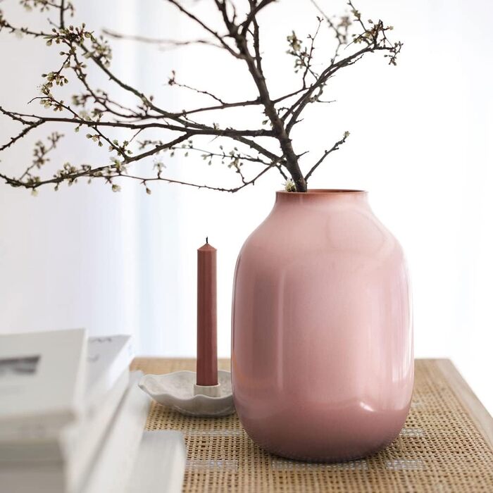 Ваза для квітів Villeroy & Boch Perlemor Coral Nek велика, 15.5x15.5x22 см