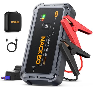 Powerbank для запуску двигуна 7000A - запуск авто, SUV, мотоцикла, вантажівки. 12V, LED ліхтарик, кабель для підключення