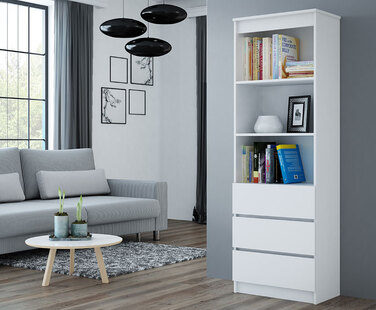 Стелаж TopEshop 60 x 180 x 35 см, білий