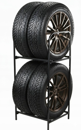 Сталевий стійка для шин Woodpecker 4x255 см, порошкове фарбування