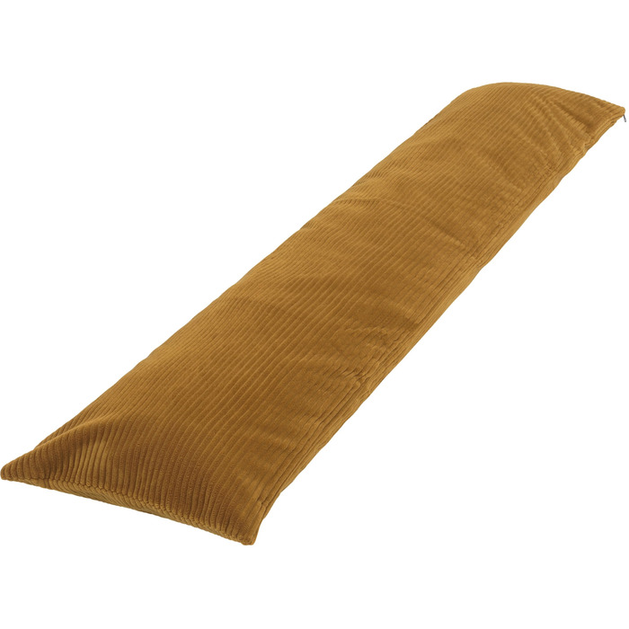 Подушка для сну на боці 200x40 см, кремова, з чохлом, Öko-Tex, 40°C, вагітним та для годування