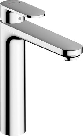 Змішувач для ванної кімнати Hansgrohe Vernis Blend з витягнутим виливом, 190 мм, хром, економія води EcoSmart