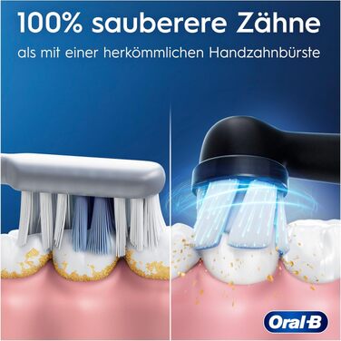 Електрична зубна щітка Oral-B iO Series 2 з магнітною технологією, 3 режими чищення, колір Night Black