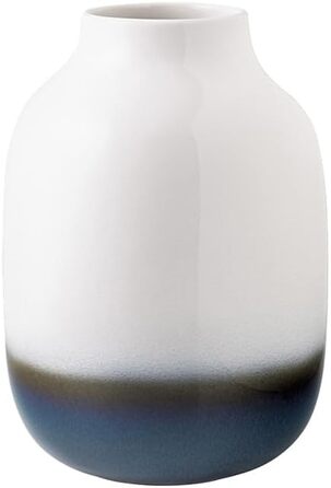 Ваза Like by Villeroy & Boch Lave Home Shoulder, кераміка, 15,5x15,5x22 см, синя