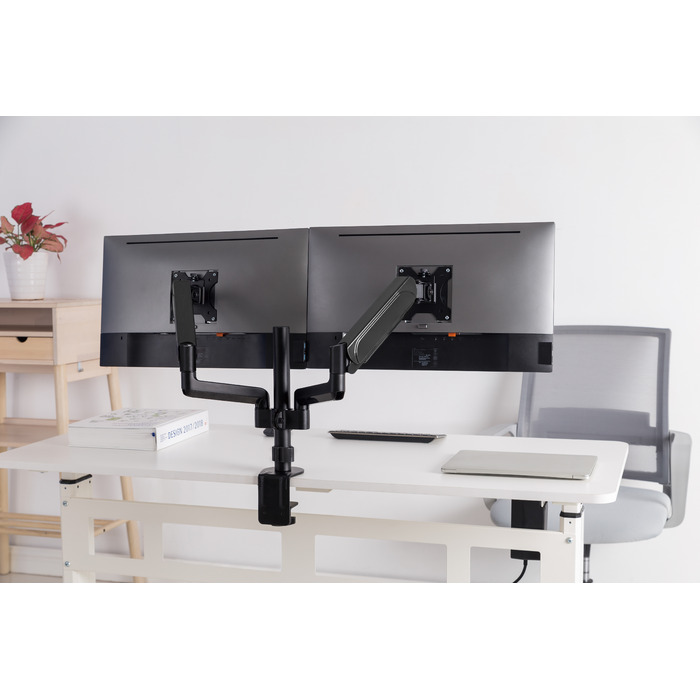 Настільне кріплення для двох моніторів OfficePro MA722B Black