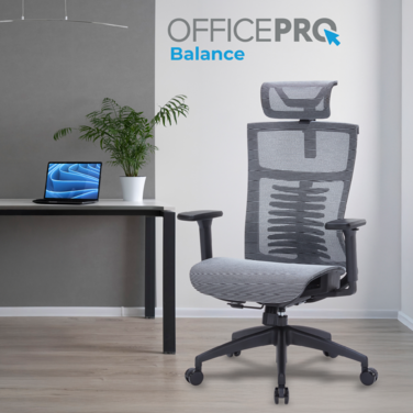 Крісло офісне OfficePro Balance OC620-B-DG-DG