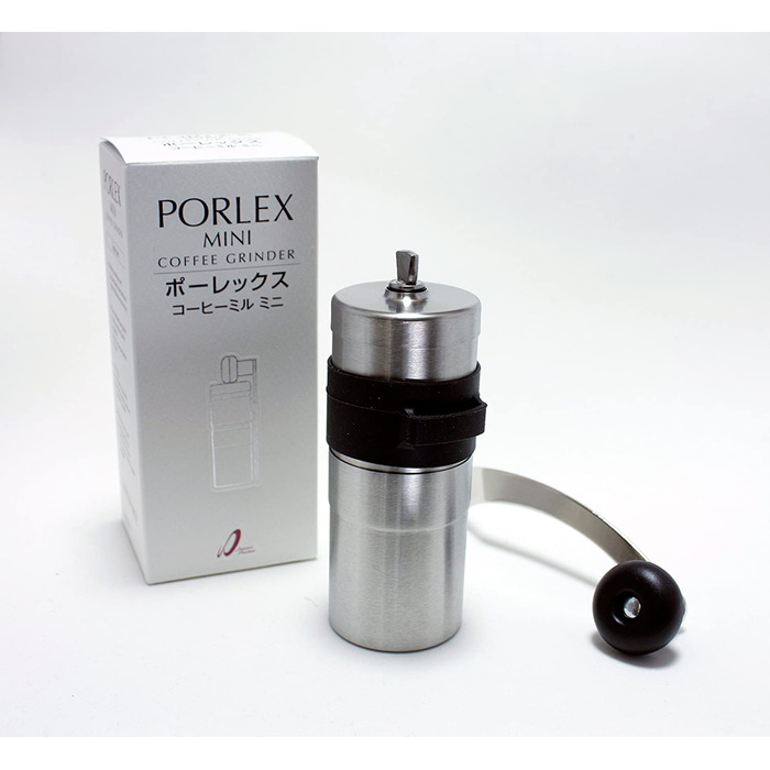Портативна ручна кавомолка Porlex Mini з нержавіючої сталі
