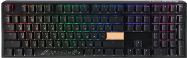 Механічна клавіатура Ducky One 3 Cherry MX Blue RGB Black UA
