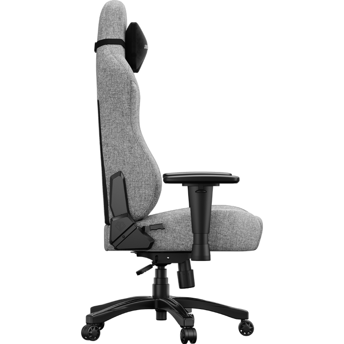 Крісло геймерське ігрове Anda Seat Phantom 4 L до 90 кг Gray Fabric (AD18YSD-72-G-F-G01)