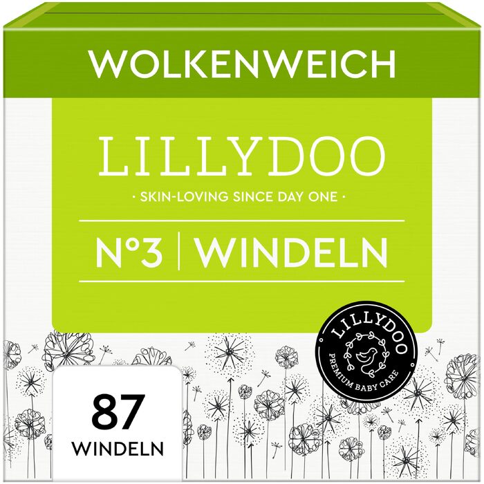 Гігієнічні підгузки LILLYDOO гіпоалергенні, розмір 4 (9+ кг), 150 шт