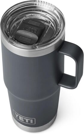 Термос YETI Rambler з кришкою Stronghold, 591 мл, Charcoal