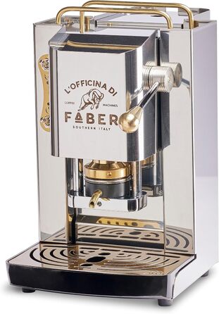 Кавомашина Faber Pro Deluxe з міді та вафельниці з Ese паперу 44 мм (з нержавіючої сталі)