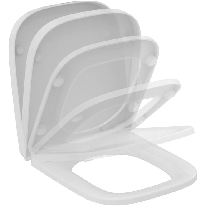 Унітазне сидіння Ideal Standard i.life S з мікроліфтом, біле, Soft Close