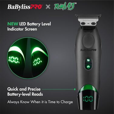 Машинка для стрижки волосся BaBylissPRO Tomb45, акумуляторна, професійна (Триммер)