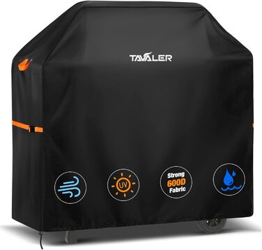 Чохол для гриля Tavaler 120x60x120 см, водонепроникний, оксфорд 600D, для газових грилів Weber Genesis/Spirit, Enders Boston, Monroe, Chicago