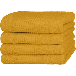 Набір рушників Merana Rome, 2 шт 70x140 см, манго, махрові, 100% бавовна, OEKO-TEX, 590 GSM, м'які, пухнасті, преміум-якість