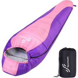 Спальний мішок Sportneer муміє, ультралегкий, компактний, 3-4 сезони, 950г/1500г, для дорослих, кемпінг, літній/осінній