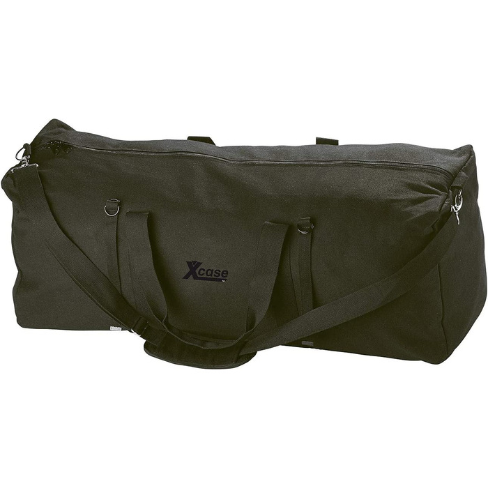 Сумка дорожня Xcase XXL Jumbo, складна, 105 л, канвас, з плечовим ременем