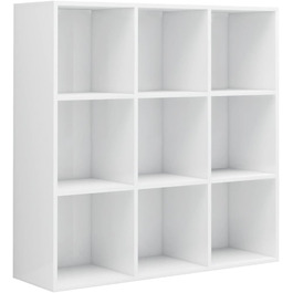 vidaXL книжкова шафа в стилі старого дерева, 98x29x97,5 см