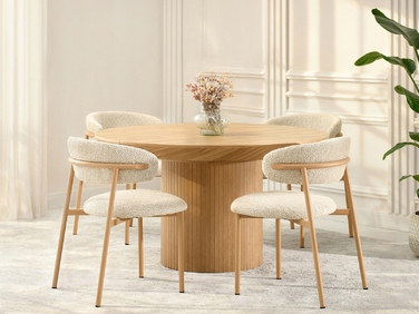 Стілець Mebel-Partner, тканина, бежевий, 1 шт.