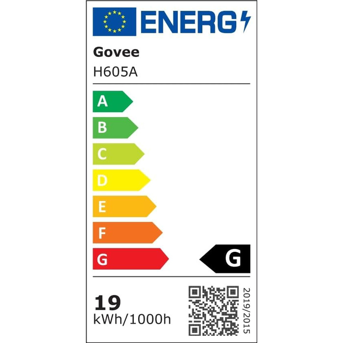 Світлодіодна підсвітка для телевізора Govee 3 Lite, 3,6м RGBICW, Wi-Fi, з камерою та смарт-лампою 15 дюймів, для 55-65