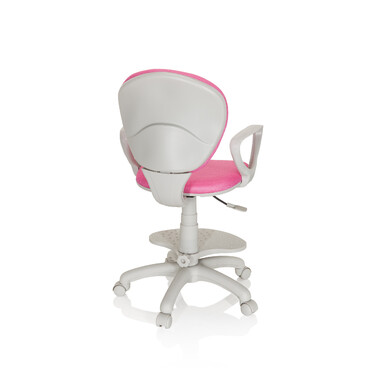 Дитячий стілець / дитячий письмовий стілець KID COLOUR G1 тканина рожевий hjh OFFICE
