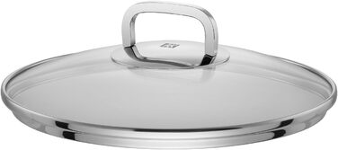 Набір каструль ZWILLING Quadro 5-ти з нержавіючої сталі, без покриття, 4 скляні кришки, підходить для індукційних плит