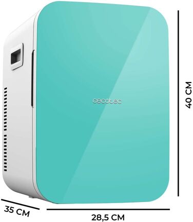 Міні-холодильник Cecotec Bolero MiniCooling 20L Bahamas Mint, для авто і дому, охолодження та нагрів, регульована температура 7-65°C, 12-220В
