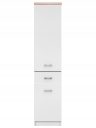 Стелаж Mebelbos Top Mix, білий, 40 x 183 x 33 см