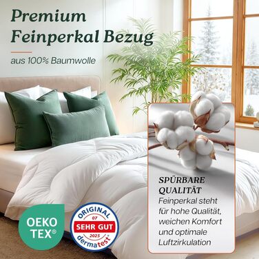 Літня ковдра Premium Duvet 135x200 см, гіпоалергенна всесезонна ковдра для сну