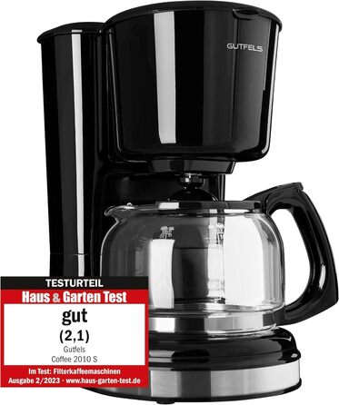 Кавоварка фільтраційна GUTFELS COFFEE 2010 S, 12 чашок, 1x4, 870 Вт, з автовимкненням