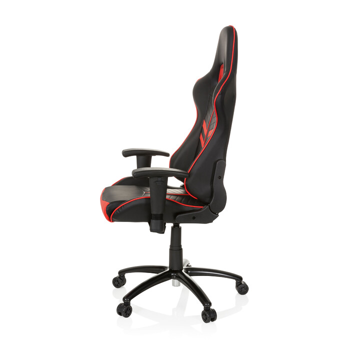 Ігрове крісло / Офісне крісло LEAGUE PRO Штучна шкіра Чорний / Червоний HJH OFFICE