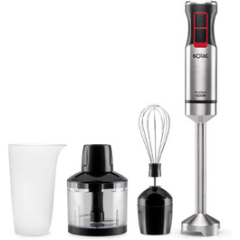 Занурювальний блендер Solac Pro Chef 1000, 1000 Вт, нержавіюча сталь, 1 насадка