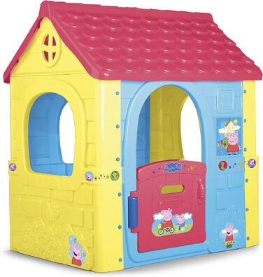 Дитячий будиночок FEBER Fantasy House Pepa Pig, багатокольоровий, для дітей 2-6 років, з дверцятами, для вулиці та дому, легко збирається
