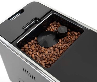 Кавоварка автоматична BLACK+DECKER BXCO1470E, 1470 Вт, 19 бар, сенсорна панель, налаштування напоїв, знімний носик, для меленого зерна, чорна