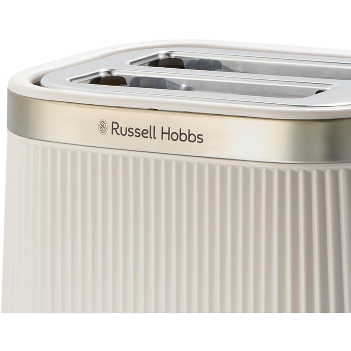 Тостер Russell Hobbs Brontë Stone на 2 тости, 6 режимів, кремовий - 26761-56