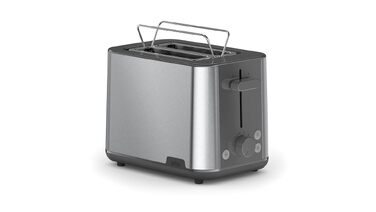 Тостер Braun PurShine HT1510 WH – 2 відділення, 8 режимів підсмажування, розморожування, підігрів, висувний піддон, 900 Вт, сірий