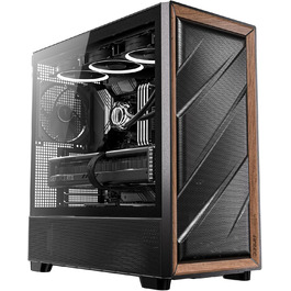 Корпус для ПК Antec Flux Midi Tower чорний, роздрібна версія