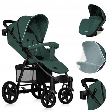 Дитячий прогулянковий візок Lionelo LO-ANNET PLUS GREEN FOREST