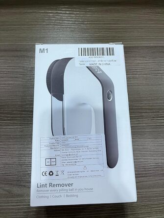 Електричний машинка для видалення катишків з LED-дисплеєм, USB акумуляторна, 3 швидкості, 6-лезова, 2000 мА·год, для різних тканин, чорна