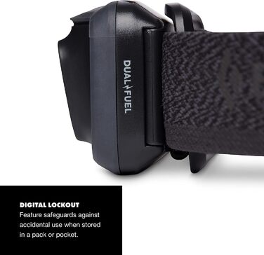 Налобний ліхтар Black Diamond Cosmo 350, унісекс, графітовий, універсальний розмір