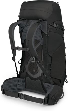 Рюкзак Osprey Kestrel 48 л чорний S-M туристичний
