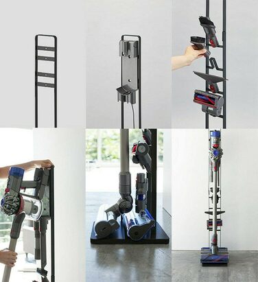 Підлогова стійка-держатель для пилососів Dyson V6 V7 V8 V10 V11 V12 V15 DC30-DC74, аксесуари для акумуляторних пилососів