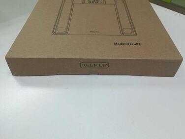 Смарт-вага Vitafit 250 кг з Bluetooth, вимірюванням ваги та ІМТ, синхронізацією з додатком, чорна, 8 мм загартоване скло, широка платформа
