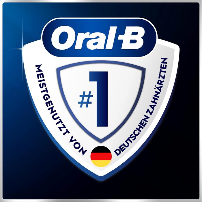 Електрична зубна щітка Oral-B iO Series 6 Black Lava, набір: щітка, 3 змінні насадки (Probierset) та чорний дорожній футляр