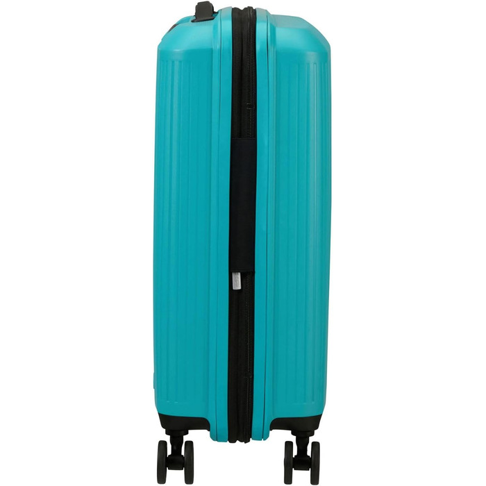 Валіза American Tourister Aerostep на 4 колесах, 55 см, розширювана, бірюзова