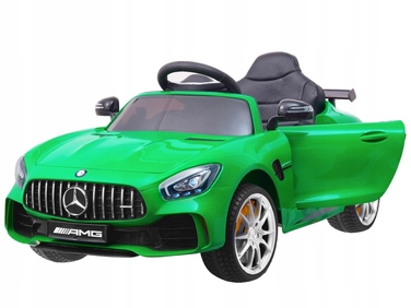 Дитячий електромобіль Mercedes GTR-S з шкіряним сидінням та пультом керування