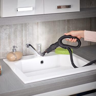 Парогенератор POLTI Vaporetto Smart 100 T 4 бар, 2 л, антивірусний, білий/бірюзовий, 110 г/хв, 9 насадок